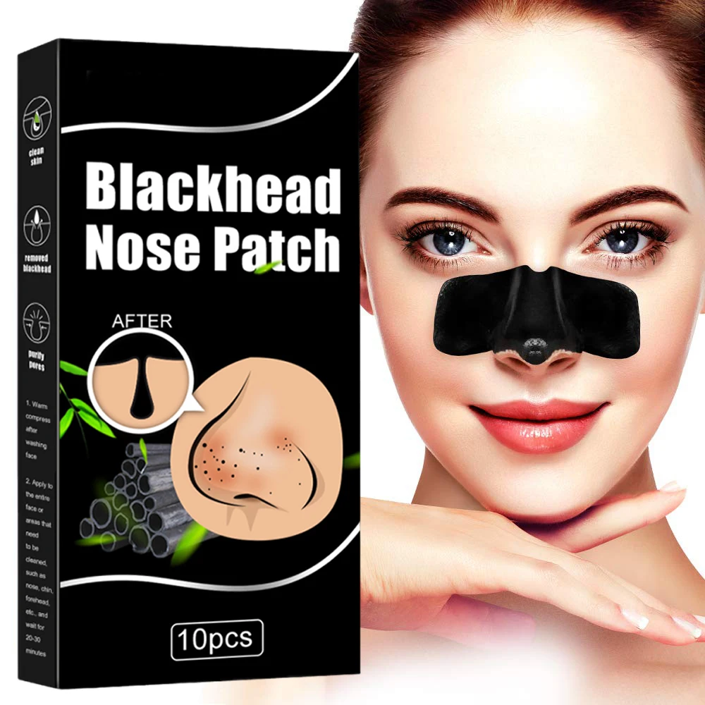Skincare Viral Tiktok - 10PCS Unisex Blackhead Remove Mask Nasal