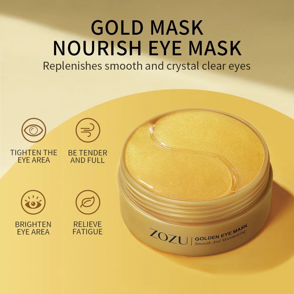Collagen Sheet Mask - 120pcs Avocado Golden Collagen Eye Mask