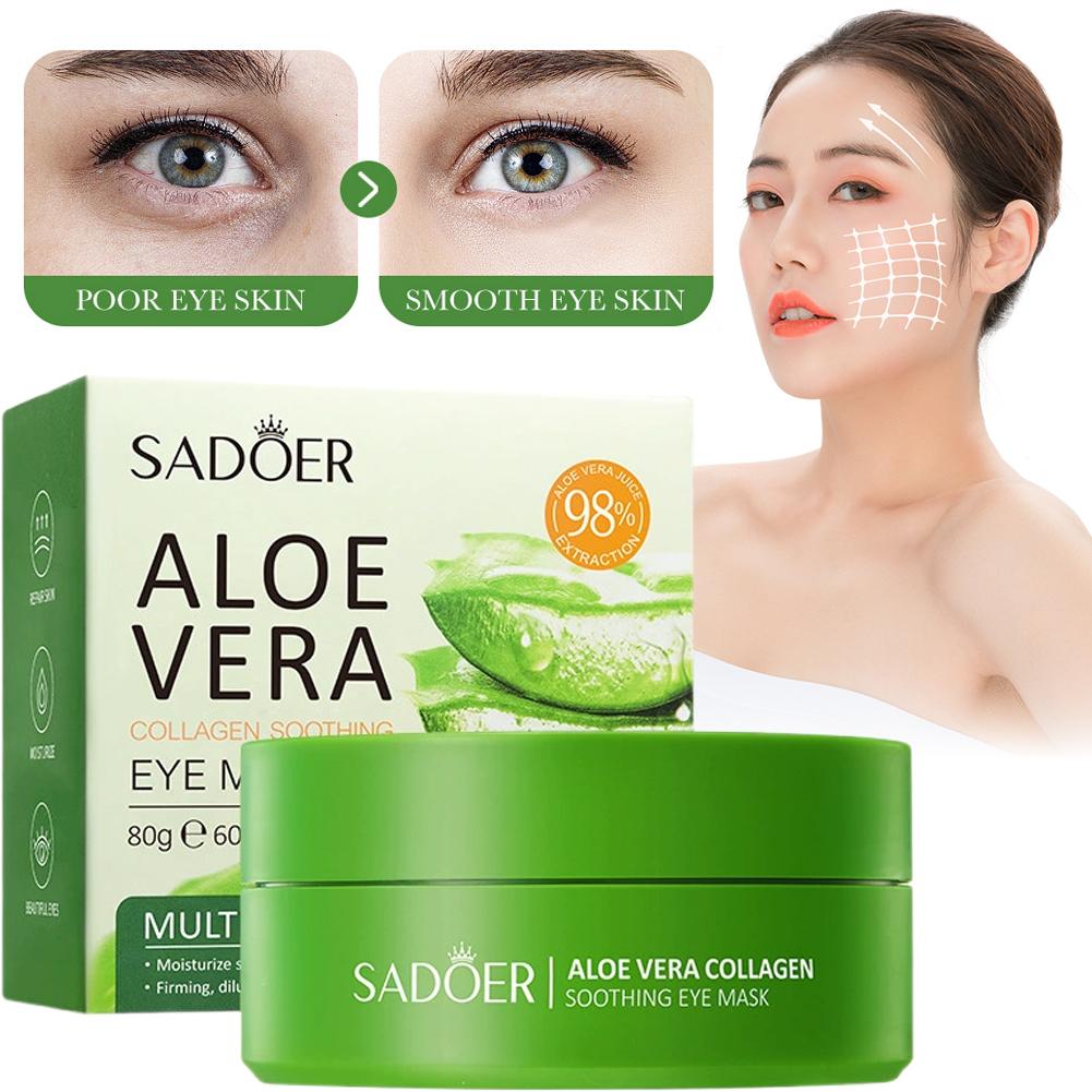60pcs Aloe Vera Collagen Under - Collagen Sheet Mask incelemesi ve fiyatı