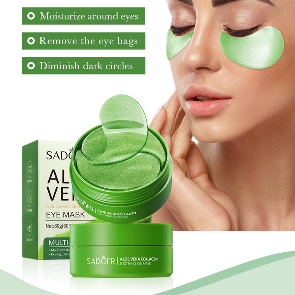 60pcs Aloe Vera Collagen Under - Collagen Sheet Mask incelemesi ve fiyatı