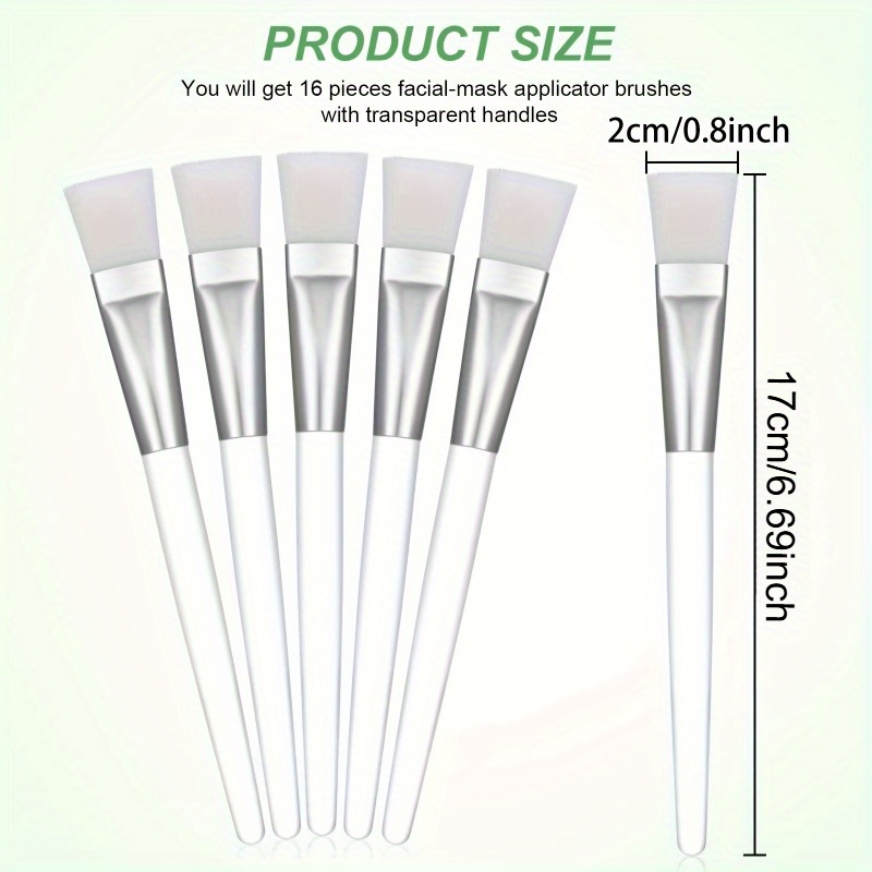 5pcs Soft Facial Mask Brush wi - Skincare Viral Tiktok incelemesi ve fiyatı