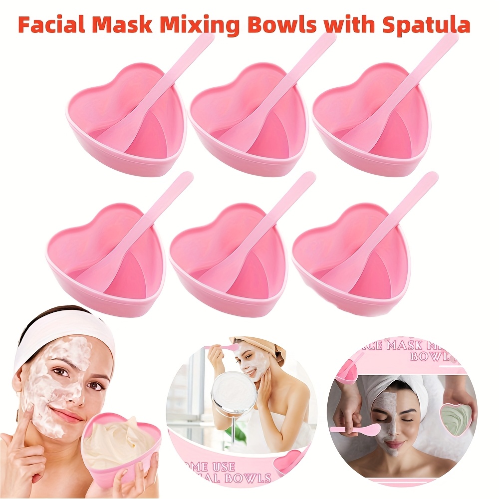 6-piece Pink Heart Shaped Faci - Skincare Viral Tiktok incelemesi ve fiyatı