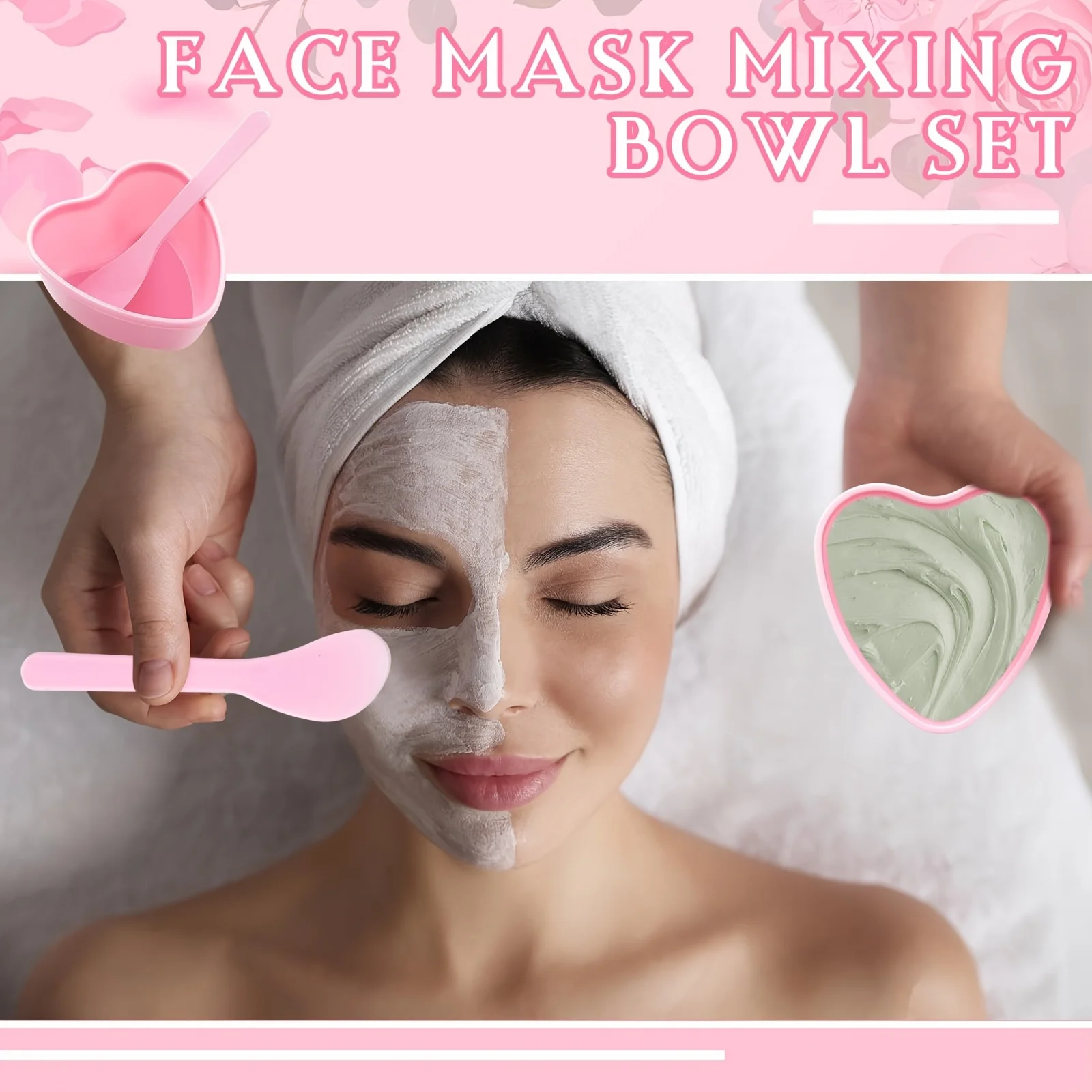 6-piece Pink Heart Shaped Faci - Skincare Viral Tiktok incelemesi ve fiyatı