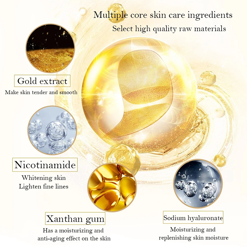 5/10/20/30 Pairs Crystal Gold  - Collagen Sheet Mask incelemesi ve fiyatı