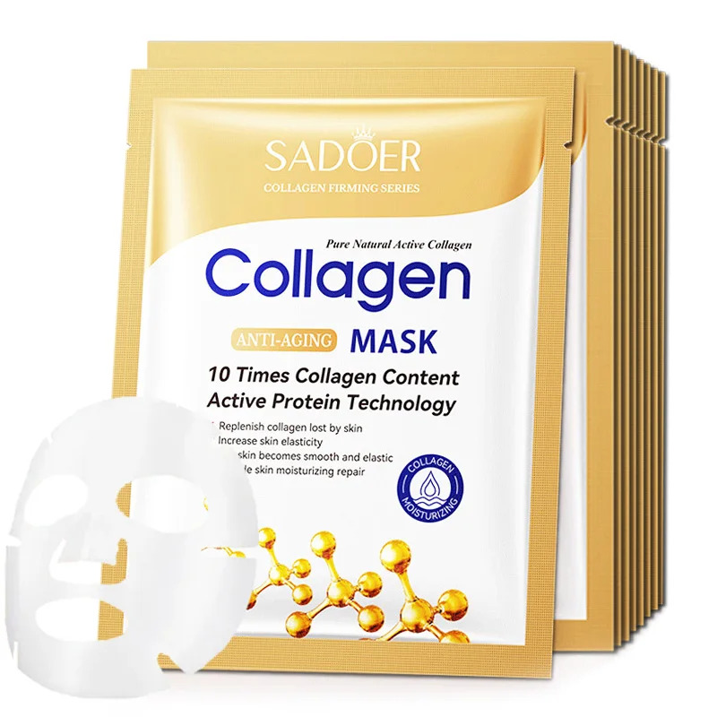 10pcs Anti-aging Collagen Face - Collagen Sheet Mask incelemesi ve fiyatı