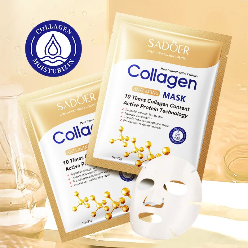 10pcs Anti-aging Collagen Face - Collagen Sheet Mask incelemesi ve fiyatı