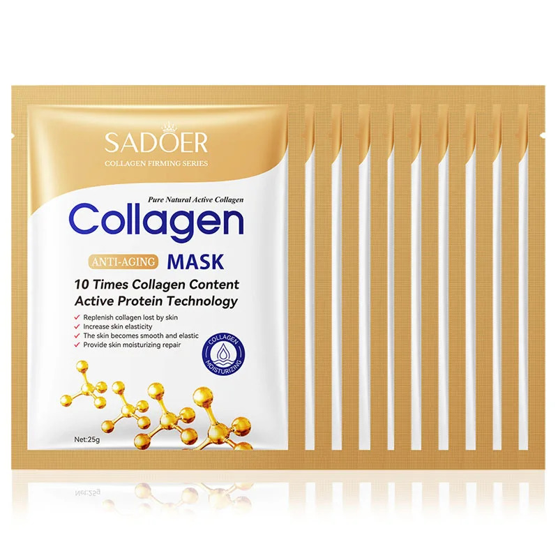 10pcs Anti-aging Collagen Face - Collagen Sheet Mask incelemesi ve fiyatı