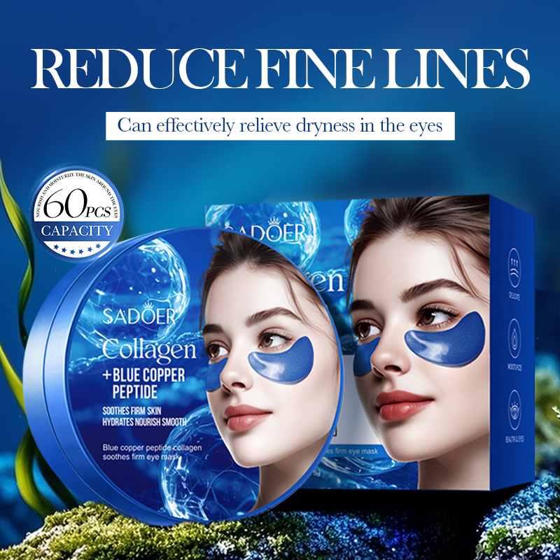 60pcs SADOER Caffeine Crystal  - Collagen Sheet Mask incelemesi ve fiyatı