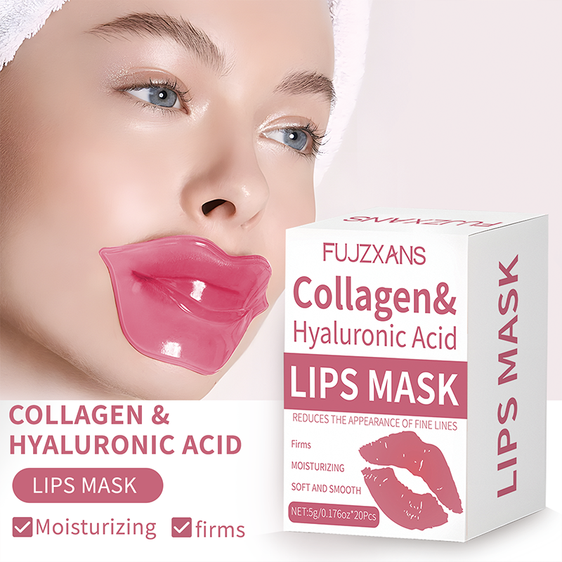 20Pcs/Box Pink Lips Masks Shee - Collagen Sheet Mask incelemesi ve fiyatı