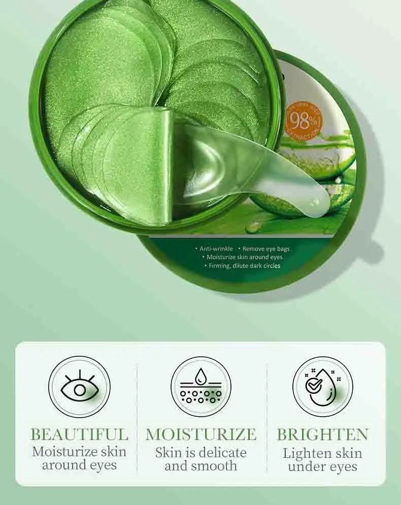 60pcs Aloe Vera Collagen Eye M - Collagen Sheet Mask incelemesi ve fiyatı